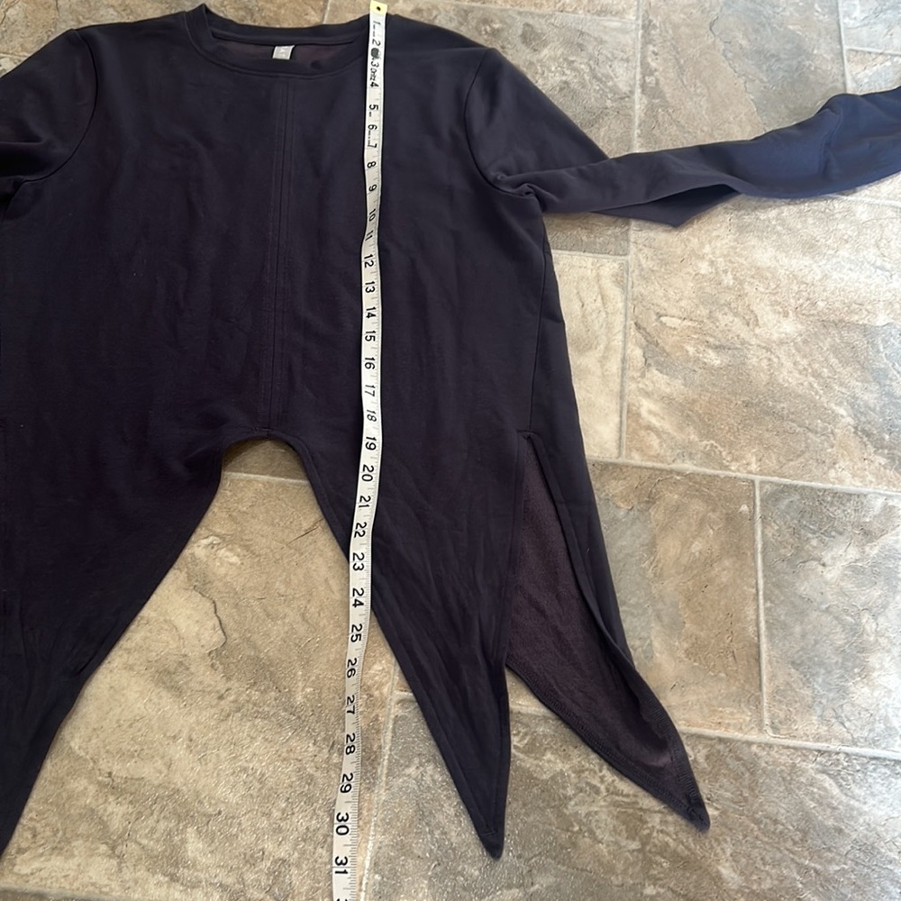 Athleta Samsara Nirvana Grey Side Tie Sweatshirt S - Picture 11 of 13